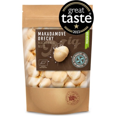Premium Bio Makadamové orechy pečené solené 150 g