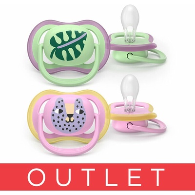 Philips Avent Cumlík Ultra air ružová/zelená 2ks