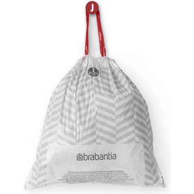 Brabantia Торбички за кош Brabantia PerfectFit Sort&Go/Bo 1005586, Размер J, 20-25 л, 10 броя, Бял (1005586)