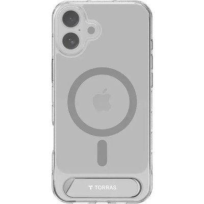 TORRAS Кейс Torras Pstand Series за iPhone 16, прозрачен (X00FX1932)