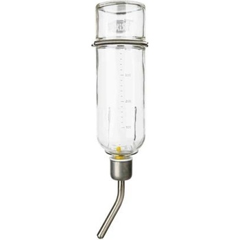 Trixie Skleněná napáječka s kovovým pítkem pro pískomily a křečky 125 ml