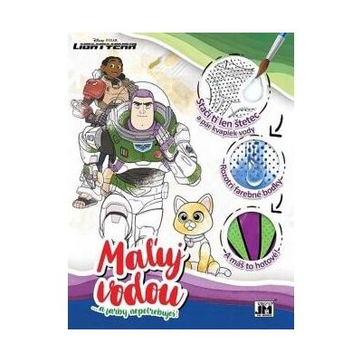 Maľuj vodou: A4 Buzz Lightyear