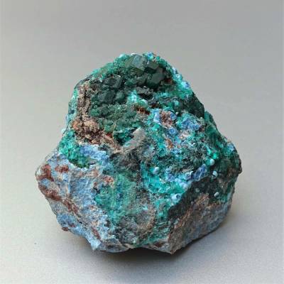 Dioptas přírodní krystaly v hornině 165g, Kongo DIO 8153