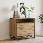 vidaXL Чекмеджетен шкаф 3-Чекмедже Дъб артизан 70 x 41 x 70 см (8010307)