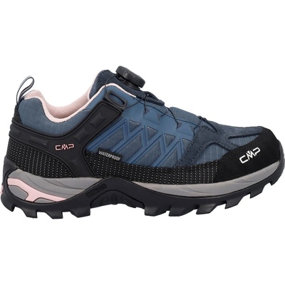 CMP Дамски мултиспорт обувки CMP Women's Rigel Low Fitgo Trekking Shoes WP Multisport shoes - Asphalt / Antracite / Rose - размер 40 (EU) (122-1258-0115)