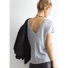 Tričko RV-TS-4662.39P BASIC FEEL GOOD Sivá
