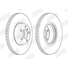 Brzdový kotouč JURID 562979JC-1 (562979JC1)