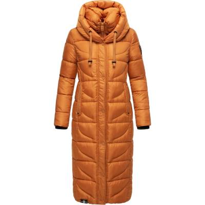 NAVAHOO Зимно палто 'Waffelchen' оранжево, размер L