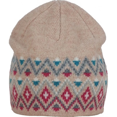 Julia Zimní vlněná čepice Shoop beanie sand růžová