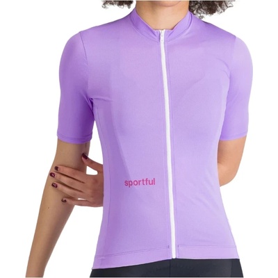 Sportful Дамска фланелка с къс ръкав за колоездене Sportful Women's Classic Jersey Cycling jersey - Mistic Violet - размер XS (156-2553-0311)