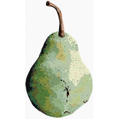 Zuty malování Podle Čísel Zelená Hruška Alexandria Gilbert 40 x 50 Cm Plátno Rám
