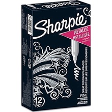 Sharpie Metallic - stříbrný