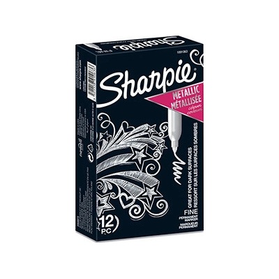 Sharpie Metallic - stříbrný