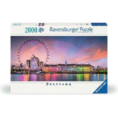 RAVENSBURGER Panoramatické Barevný Londýn 2000 dílků