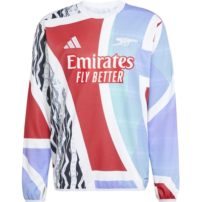 adidas Arsenal Pre Match Drill Top 2024 2025 Adults - Better Scarlet