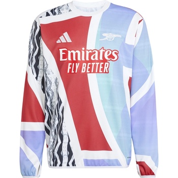 Image 1 of adidas Arsenal Pre Match Drill Top 2024 2025 Adults - Better Scarlet