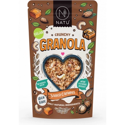 Natu Granola Slaný karamel 380g