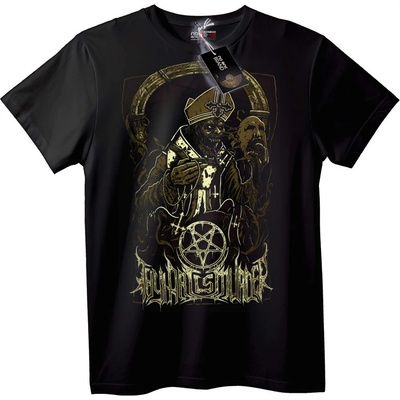 NOONEBRAND Тениска Погребване на Китара: Окултен Свещеник - 7XL, Black
