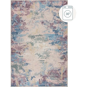 Flair Rugs Синьо-лилав килим със смес от рециклирани влакна подходящ за пране 200x290 cm Reid - Flair Rugs (503119376019)