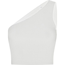 SF Skinnifit crop na jedno rameno Biela