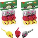 Karlie Myš barevná + catnip 9 ks, 5 cm