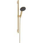 Hansgrohe Душ комплект с щанга 65 см Hansgrohe Raindance Alive Select S, брас брушван, 3 функции, EcoSmart (24602140)