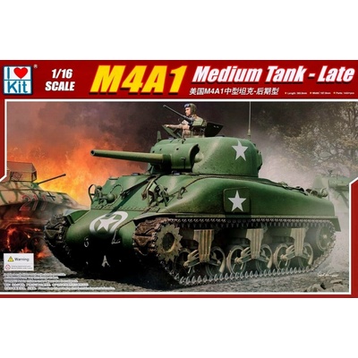 I LOVE KITMerit International M4A1 Sherman Medium Tank Late 1:16
