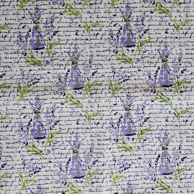 Levandule ve váze bavlna cena za 1 metr 55258 Český výrobce