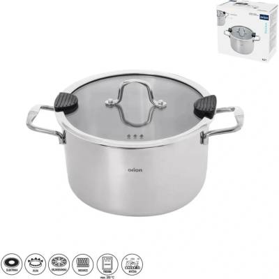 Orion Kastrol VENICE s poklicí 6,2 l 24 cm nerezová ocel, 8592381257132
