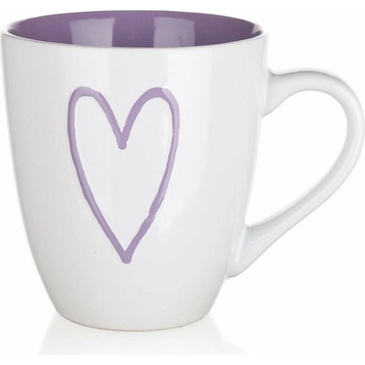 BANQUET Hrnek keramický HEARTS assort 550 ml