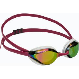 arena Очила за плуване Python Mirror copper/white/red wine
