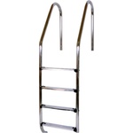 Steinbach Wide stainless steel built-in pool ladder for 150 cm pool depth (018016)