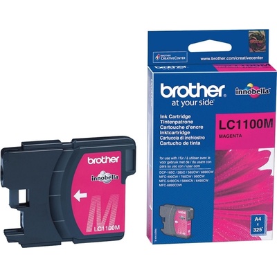 Brother Оригинален мастилен картридж Brother Magenta LC1100HYM за DCP-6690|MFC-5895|MFC-6490|MFC-6890 750 "LC1100HYM (LC1100HYM)