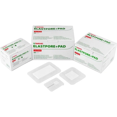 Elastpore+PAD sterilní náplast s polštářkem 10 x 20 cm