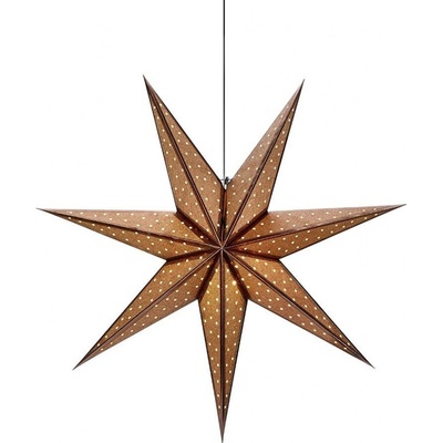 Markslöjd Hvězda GLITTER E14 6 W bronzová 75 x 75 x 23 cm