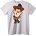 NOONEBRAND Тениска Woody Анимация - 7XL, White