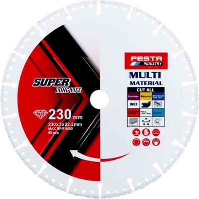 Festa Levior Kotouč diamantový 230 x 2 x 22,2 mm 21303