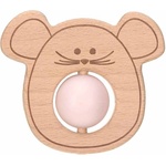Lassig Дървена гризалка Lassig - Little Chums Mouse, розова (1313005725)