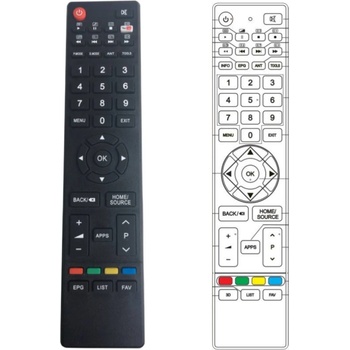 съвместим Changhong uhd42c5600isx2 - заместител дистанционно управление (uhd42c5600isx2)