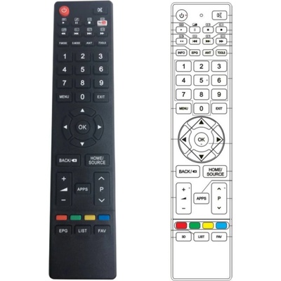 съвместим Changhong uhd42c5600isx2 - заместител дистанционно управление (uhd42c5600isx2)