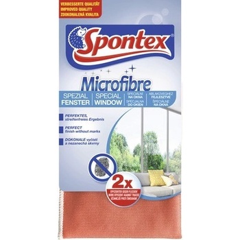 Spontex Microfibre Window utierka z mikrovlákna na okná 34 x 34 cm 1 ks