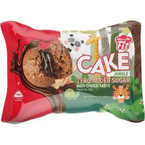 Miss & Mr Fit Cake Choco Jungle | Zero Added Sugar [24 x 40 грама] Шоколад