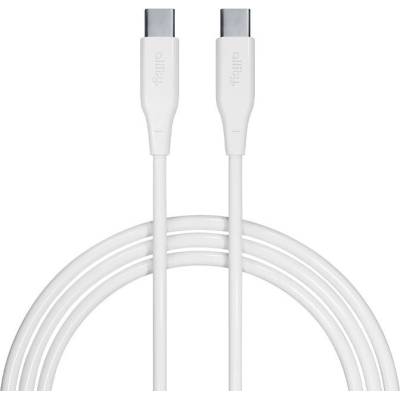 Allity AUC-02 USB-C/USB-C, 1m, bílý