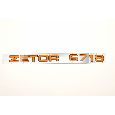 Nápis boční Zetor 6718 | Zboží Auto