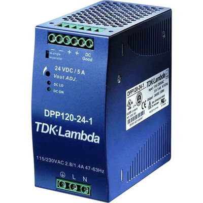 TDK-Lambda DPP120-48-1 sieťový zdroj na montážnu lištu (DIN lištu), 48 V/DC, 2.5 A, 120 W, výstupy 1 x