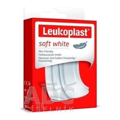 BSN Medical GmbH LEUKOPLAST SOFT WHITE náplasť na rany, 2 veľkosti, 1x20 ks