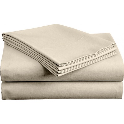 Textilomanie bavlna prostěradlo LUX béžové 220x240