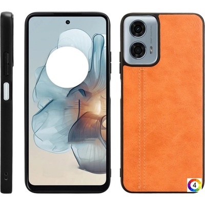 Motorola Moto G Power (2024) Удароустойчив Sewing Cow Pattern Калъф и Скрийн Протектор