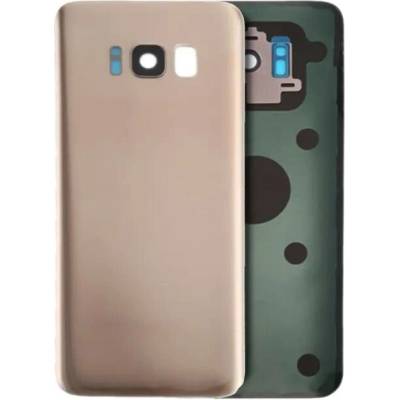 Zadní sklo Samsung Galaxy S8 s krytkou kamery – zlatý javor – Aftermarket Plus SAM3845