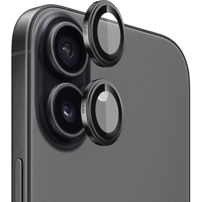 Blueo Протектор - Камера за iPhone 17 - Blueo - Оригинално стъклено стъкло със сапфирено кристално покритие - Черен